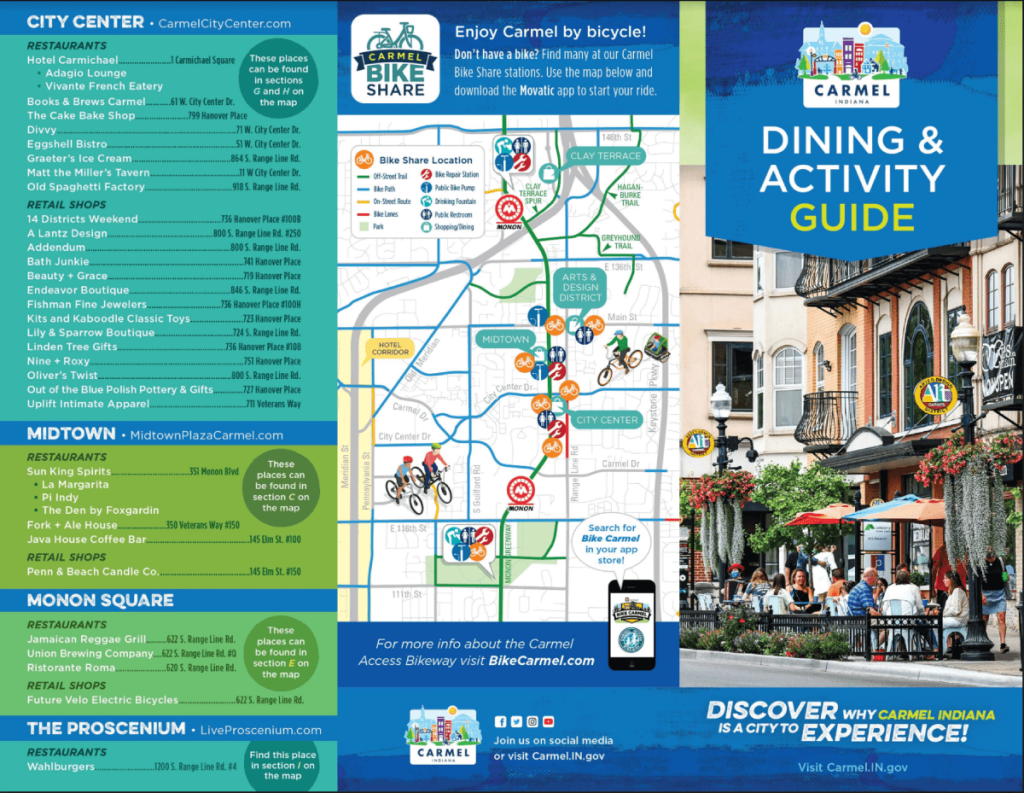 Click to download the Carmel Dining and Activity Guide